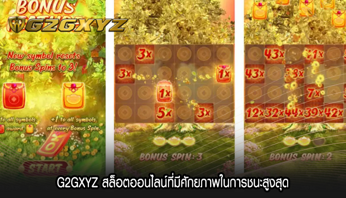 G2GXYZ สล็อตออนไลน์ที่มีศักยภาพในการชนะสูงสุด