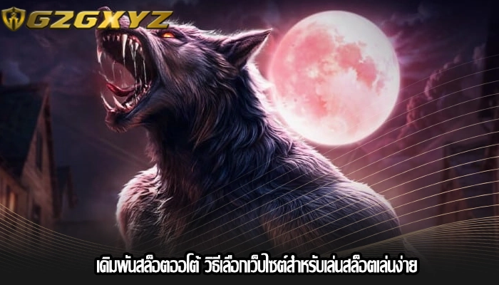 เดิมพันสล็อตออโต้ วิธีเลือกเว็บไซต์สำหรับเล่นสล็อตเล่นง่าย