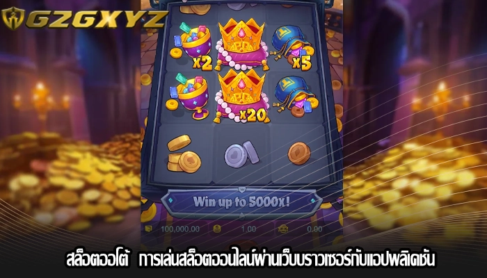 สล็อตออโต้  การเล่นสล็อตออนไลน์ผ่านเว็บบราวเซอร์กับแอปพลิเคชัน