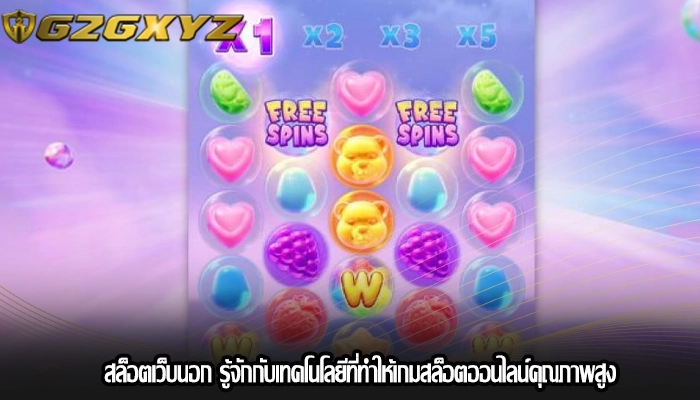 สล็อตเว็บนอก รู้จักกับเทคโนโลยีที่ทำให้เกมสล็อตออนไลน์คุณภาพสูง