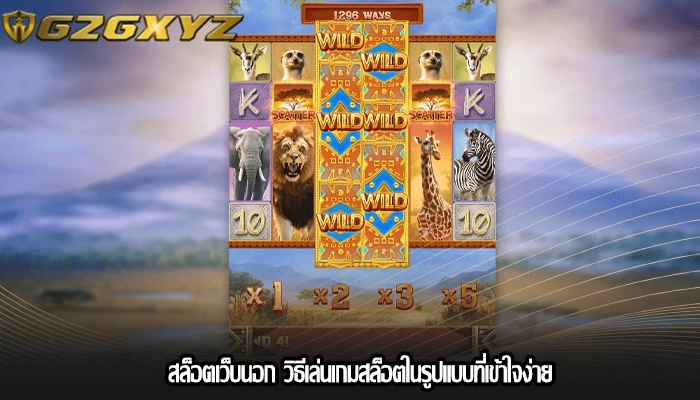สล็อตเว็บนอก วิธีเล่นเกมสล็อตในรูปแบบที่เข้าใจง่าย