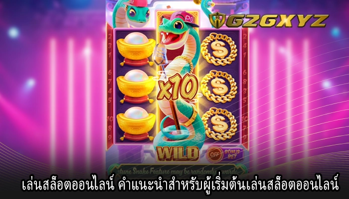 เล่นสล็อตออนไลน์ คำแนะนำสำหรับผู้เริ่มต้นเล่นสล็อตออนไลน์